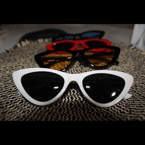 🖤✨REBEL B RED/BLACK CAT EYE SUNGLASSES 🕶♥️